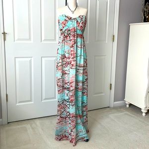 Prom dress, maxi, sleeveless